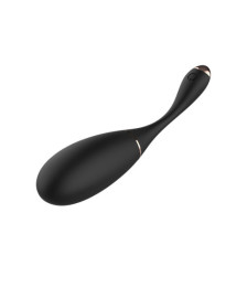 Œuf vibrant télécommandé USB noir avec option commande vocale LOLA-S - WS-NV030